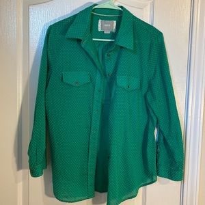 Green shirt